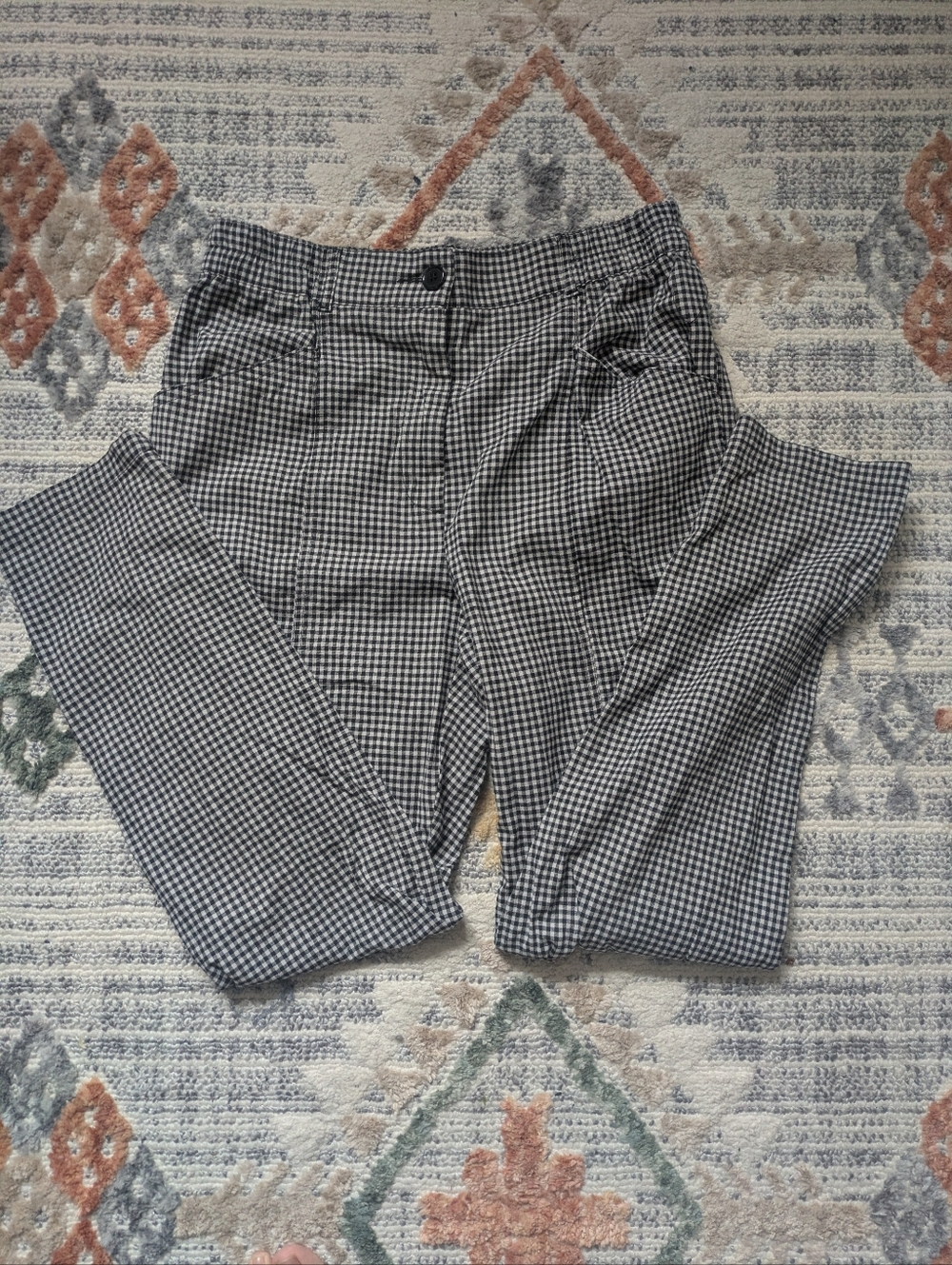 Urban Outfitters Black & White Gingham Plaid Check Pants
